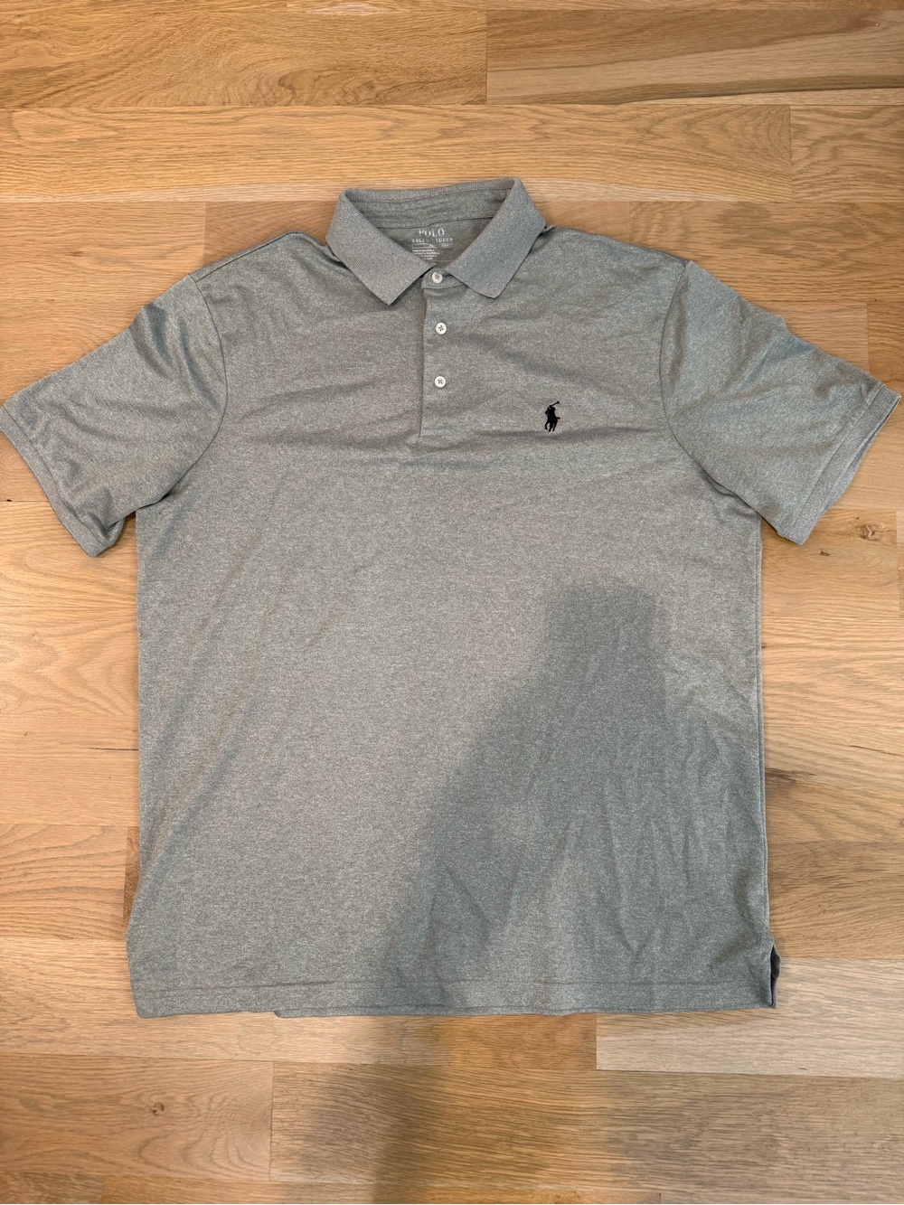 Polo by Ralph Lauren Grey Heather Short-Sleeve Performance Polo